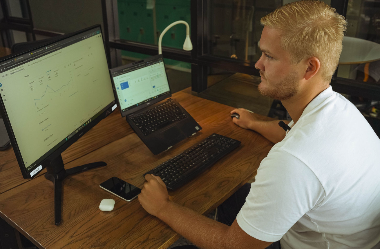 Team working on marketing strategy